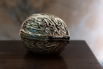 Royal Series- Gold Walnut Box – Perfect for Décor & Storage