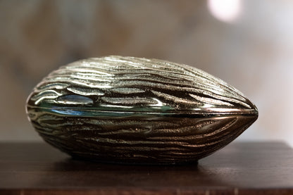 Royal Series- Gold Almond Box –  Perfect for Décor & Storage
