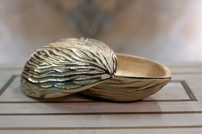 Royal Series- Gold Almond Box –  Perfect for Décor & Storage
