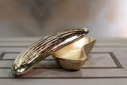 Royal Series- Gold Cashew Box – Perfect for Décor & Storage